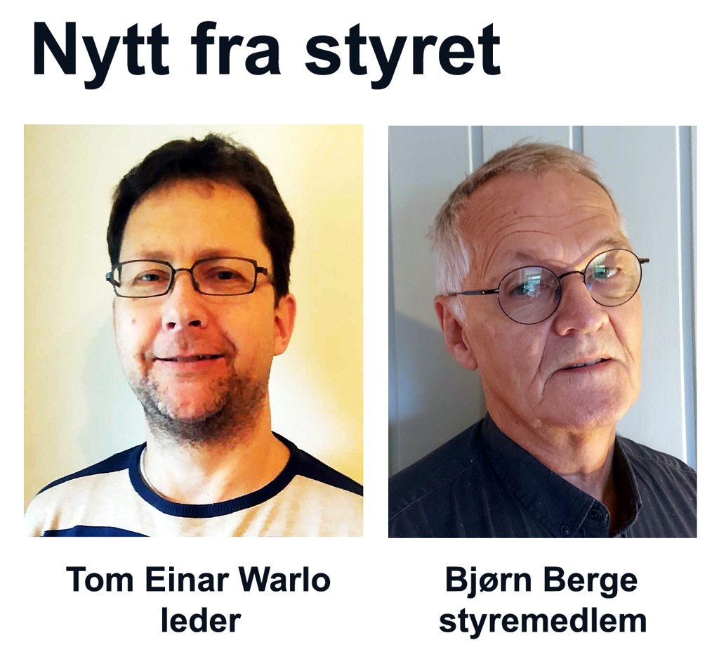 Nytt fra styret