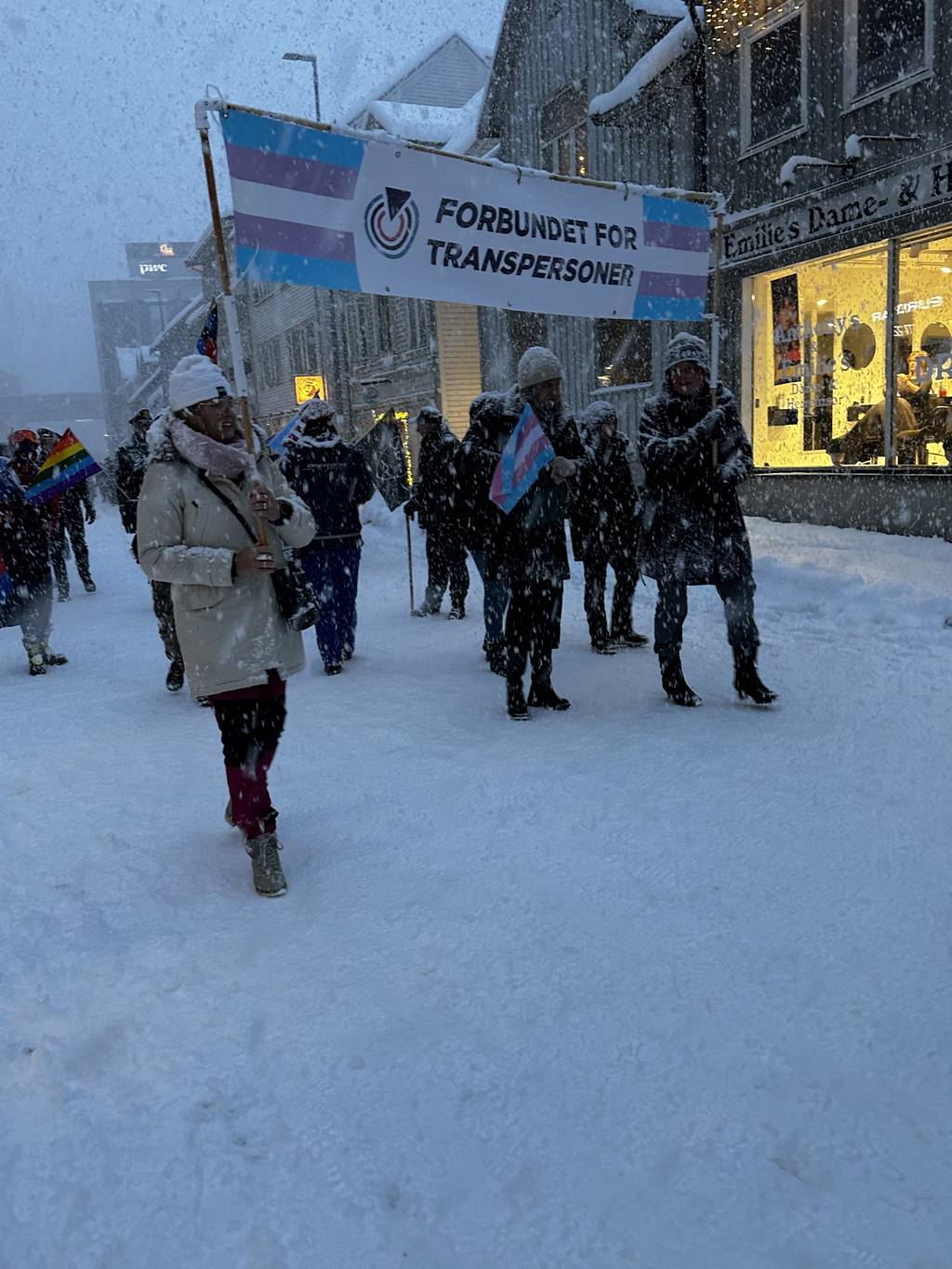 FTPN i paraden på Arctic Pride i Tromsø