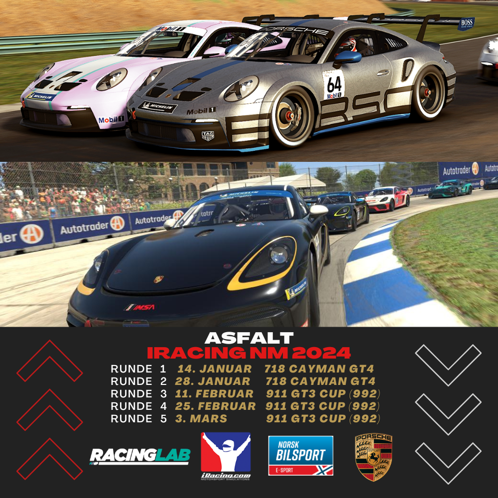 Asfalt Esport NM 2024 Powered by Porsche