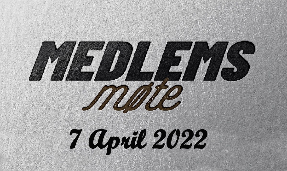 Medlemsmøte 7. april 2022