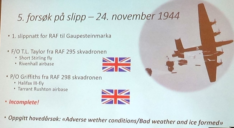 2024.02.28 Flyslipp, foto Grunde Vale. Ikke alle slipp var vellykket.