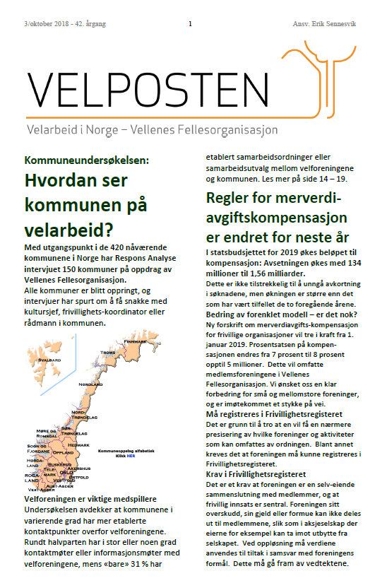 Velposten oktober 2018