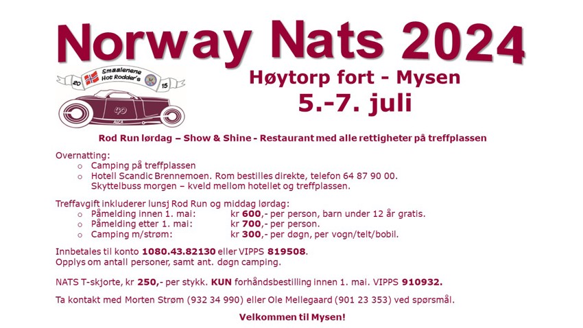 Norway Nats, Høytorp Fort, 5. - 7. juni
