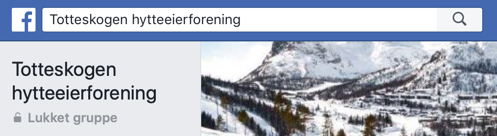 Totteskogen på Facebook