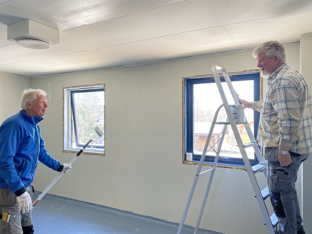 Oppgradering av garderobe Klubbhuset