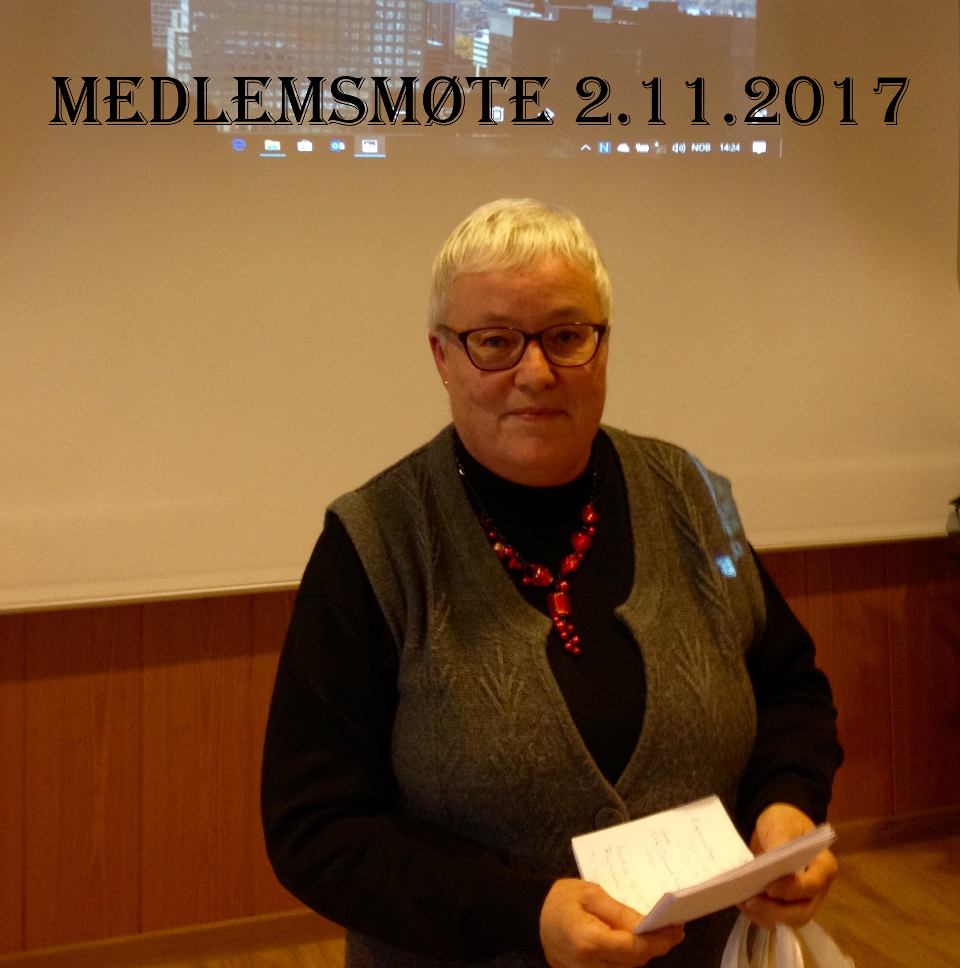 Medlemsmøte 2. nov. 2017