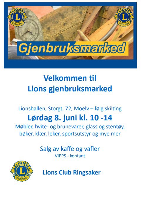 Det nærmer seg gjenbruksmarked!