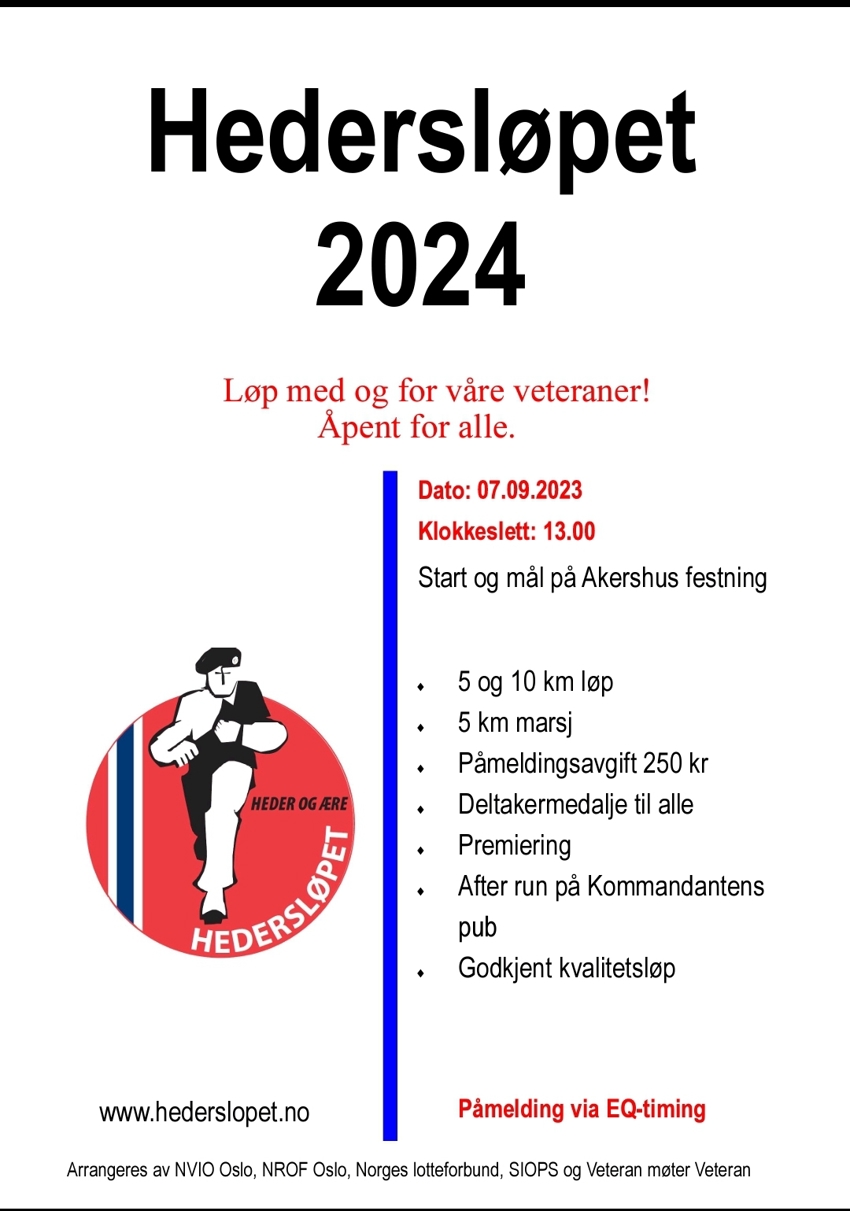 Hedersløpet 2024 !