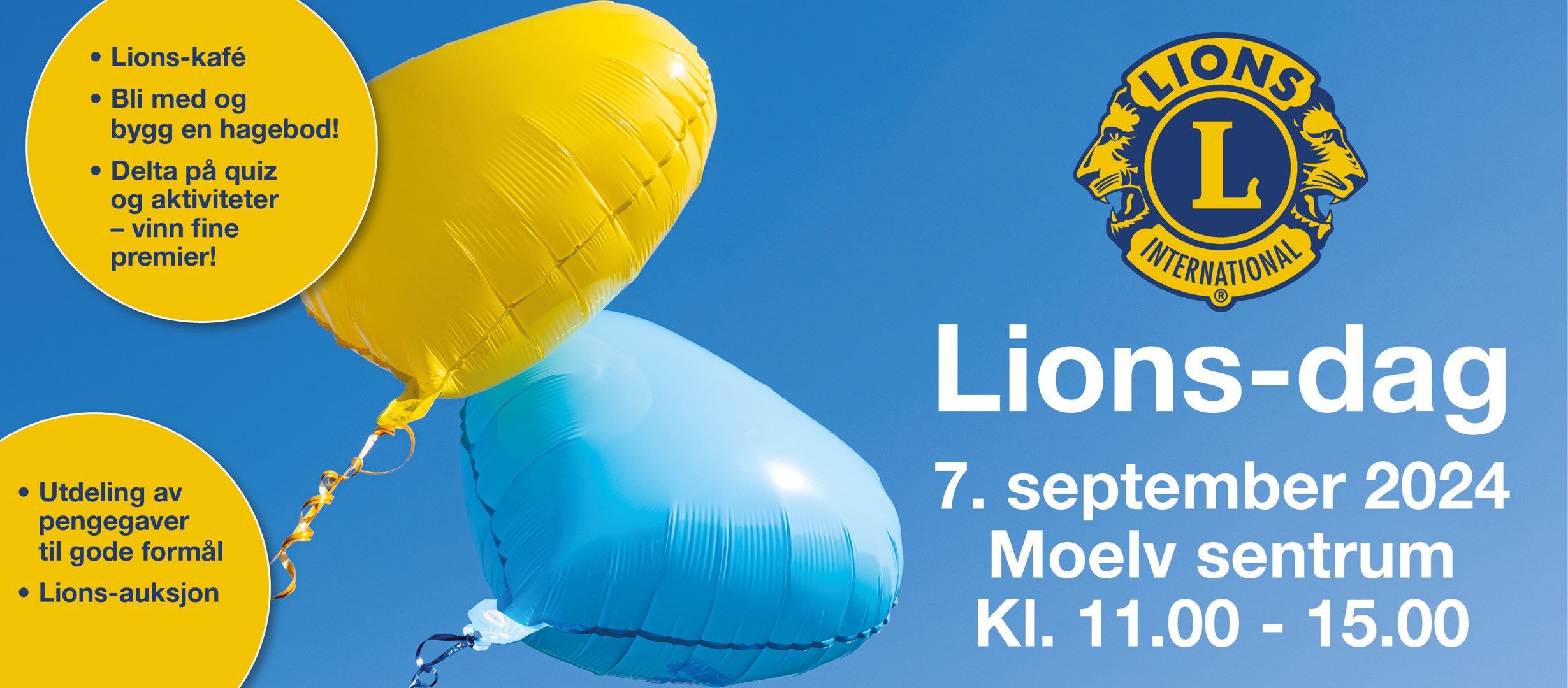 Velkommen til Lions-dagen lørdag 7. september!