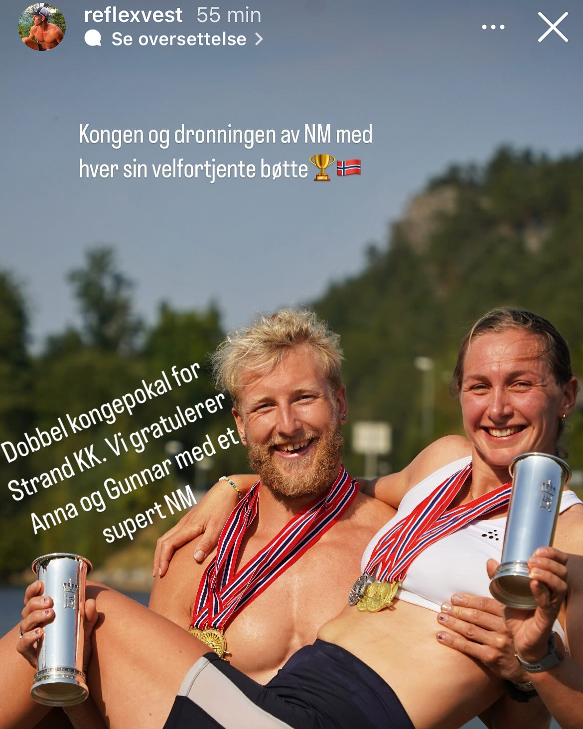 Kongepokaler til Strand