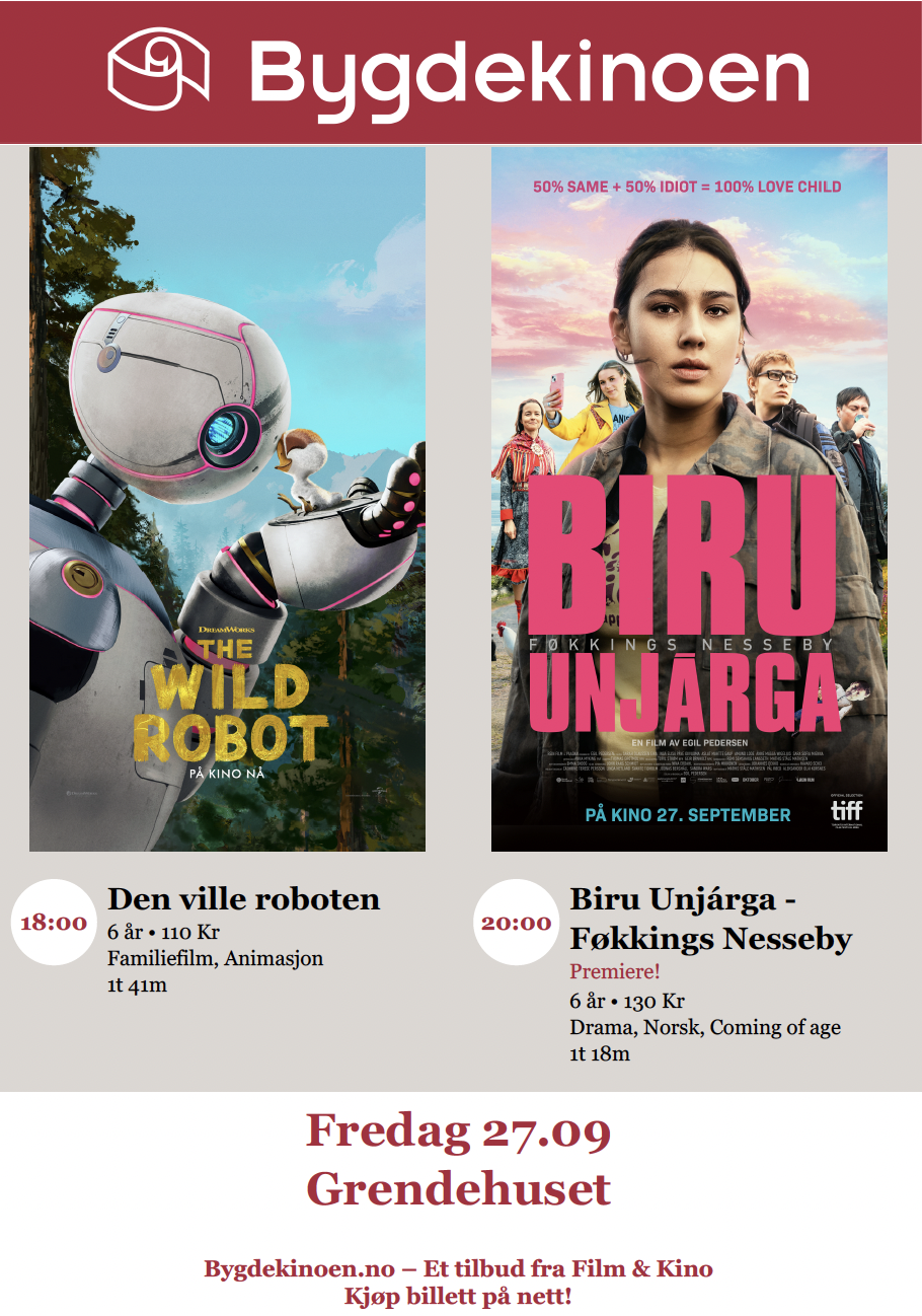 Filmpremiere i Kokelv fredag 27. september