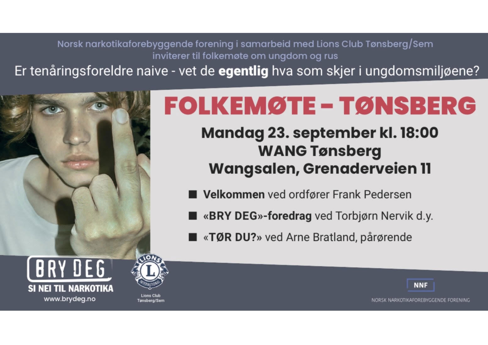 FOLKEMØTE om ungdom og rus 23.09.24 kl. 18:00