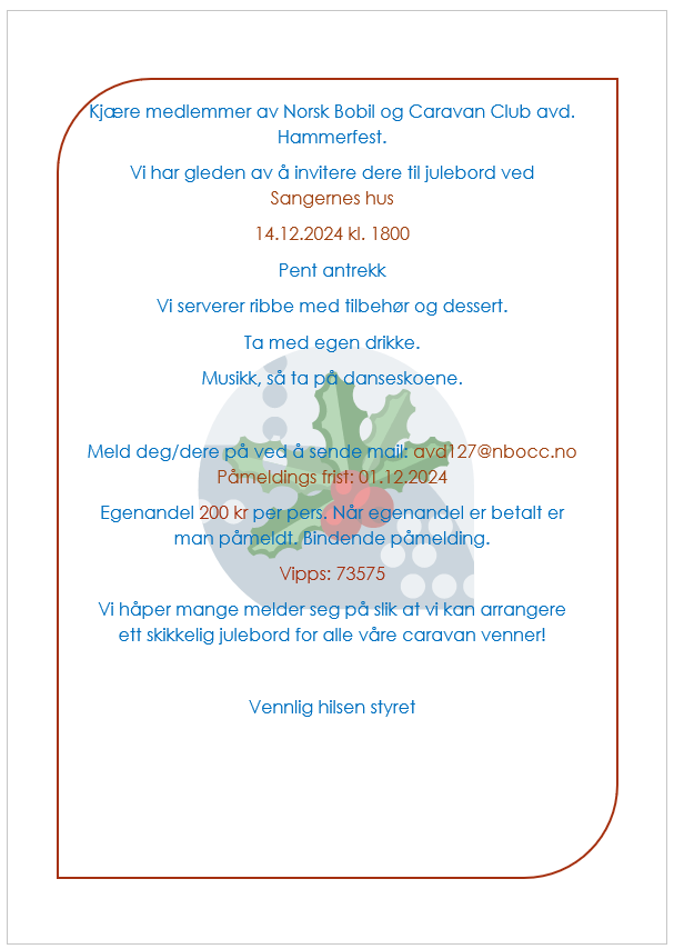 Julebord 2024