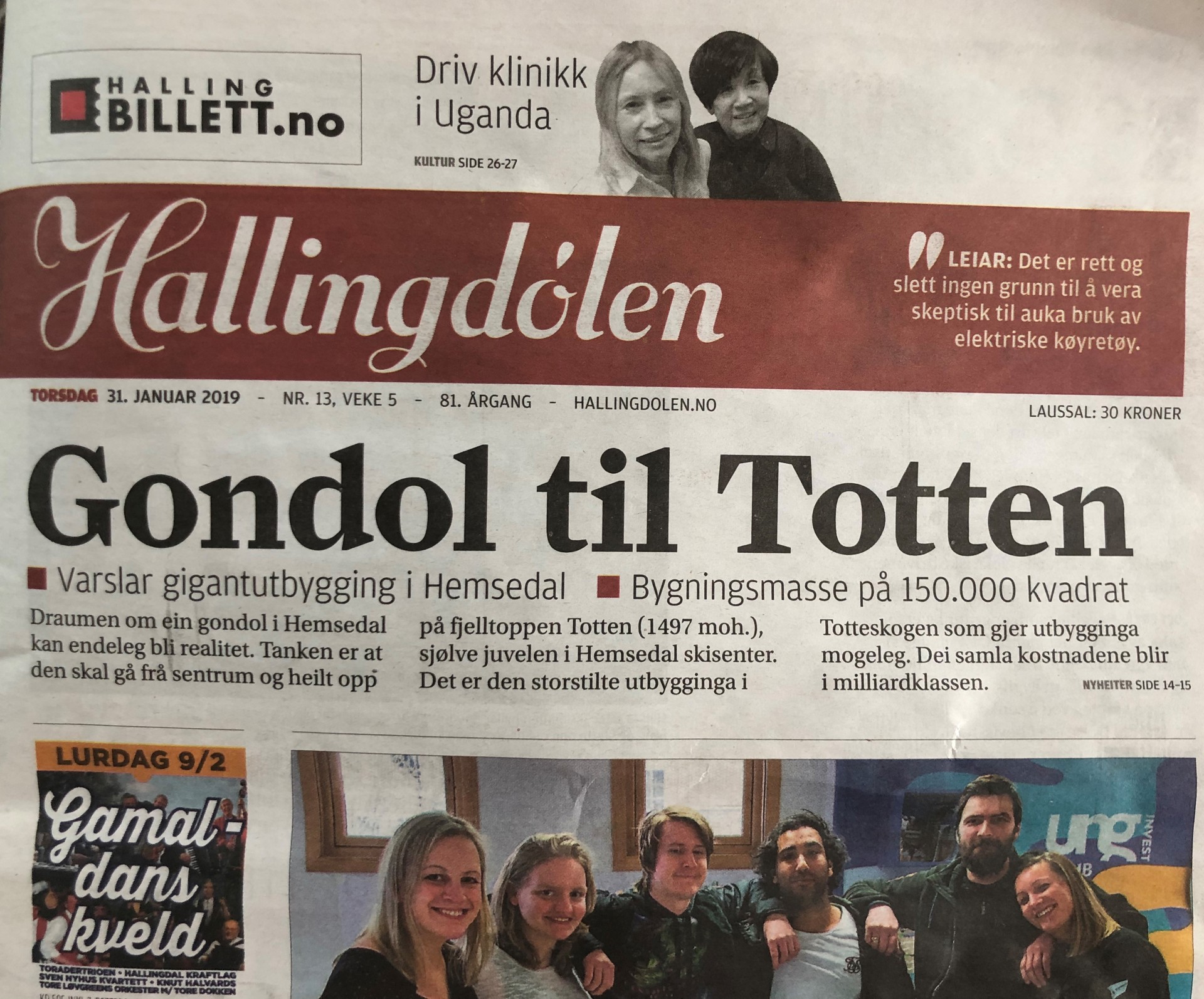 Planlegger gondol helt til Totten