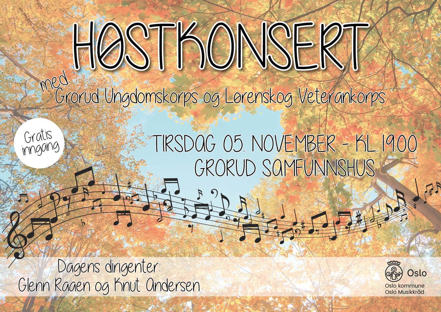Konsert med Grorud Ungdomskorps