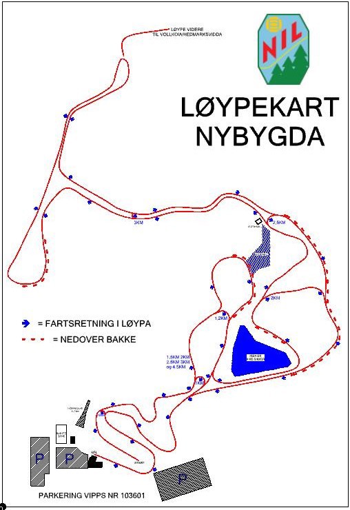 Kart Lysløype