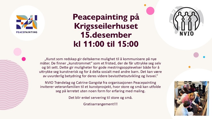 Peacepainting på Krigsseilerhuset