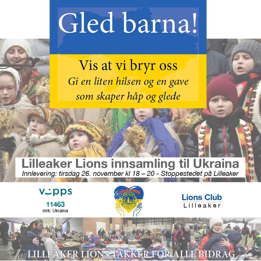 Gi Ukraina en oppmuntring til jul!