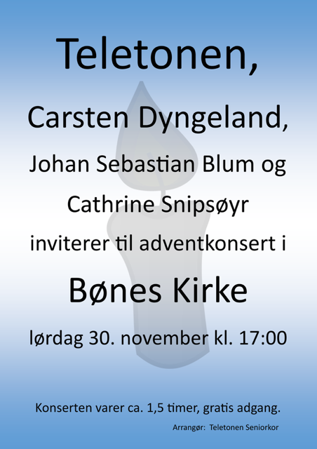 Advent konsert Teletonen.