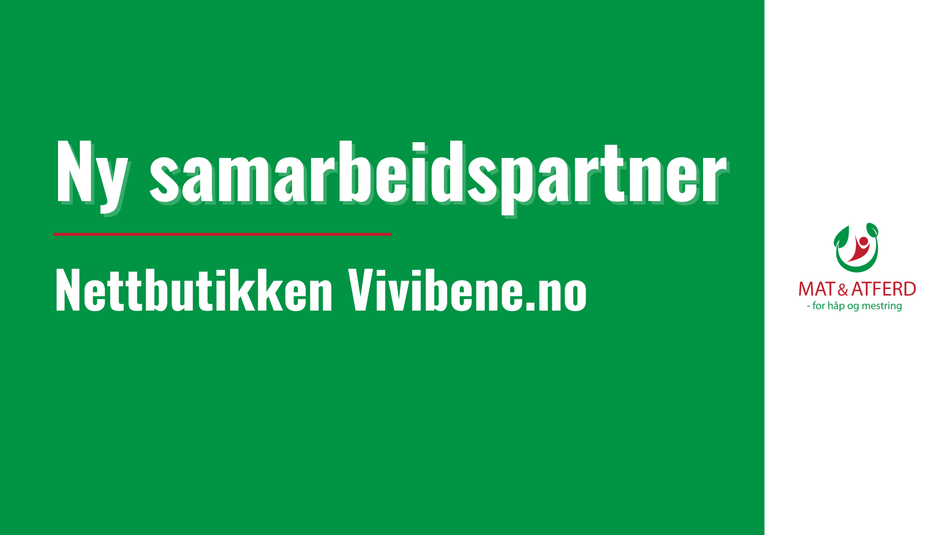 Ny samarbeidspartner - Vivibene.no