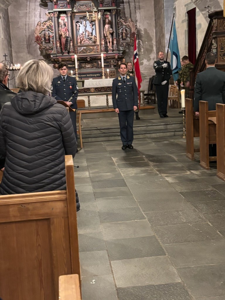 Kirkeparaden i Værnes kirke.