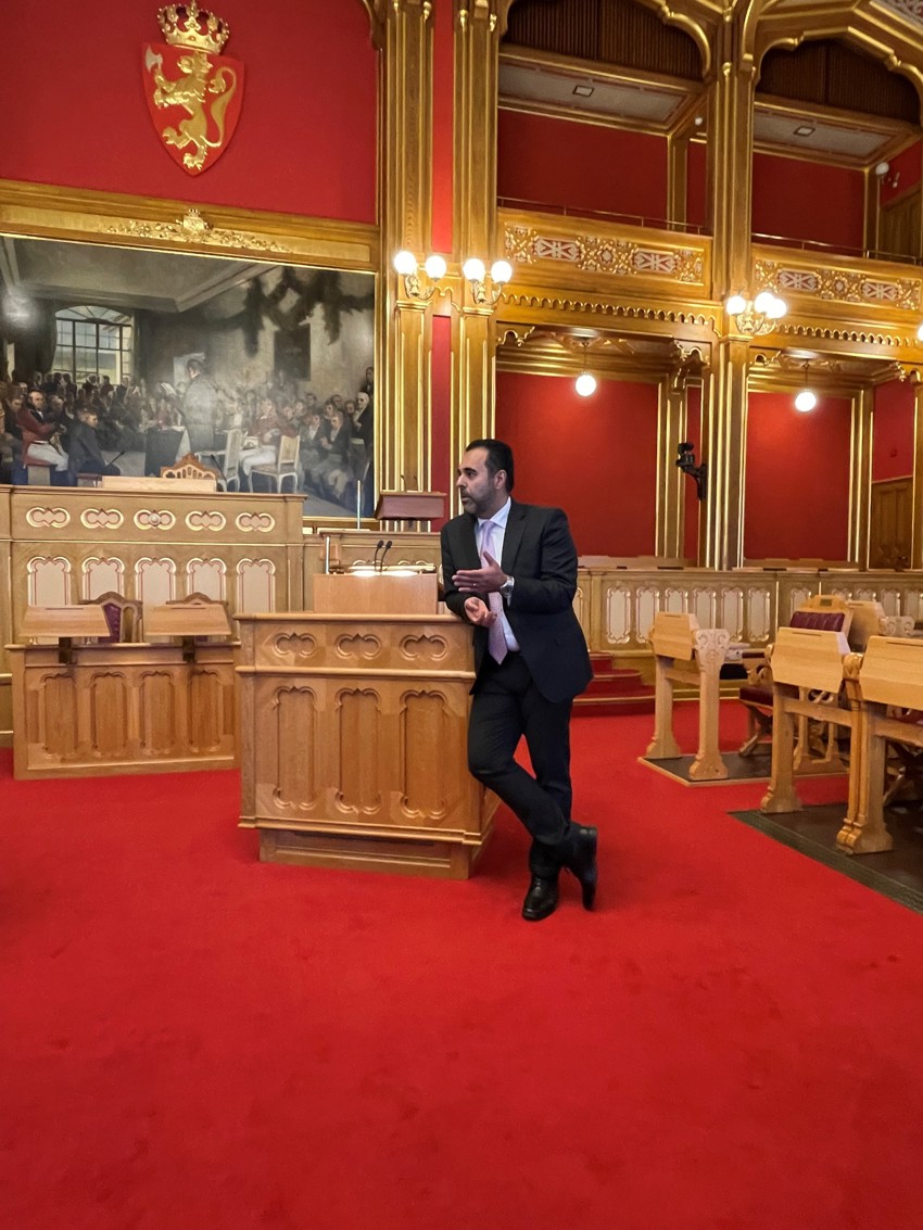 Omvisning på Stortinget