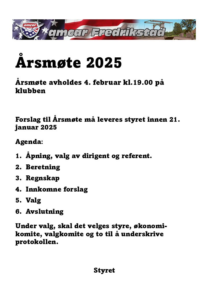 Årsmøte 2025