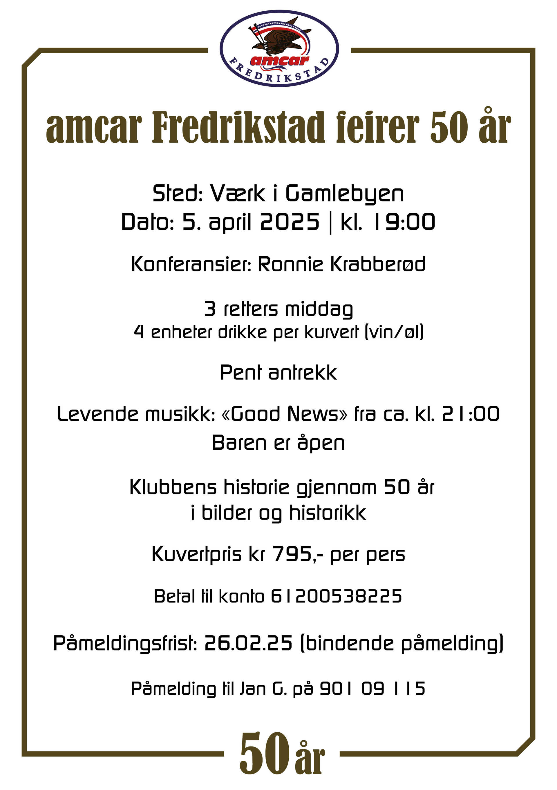 50 års jubileum