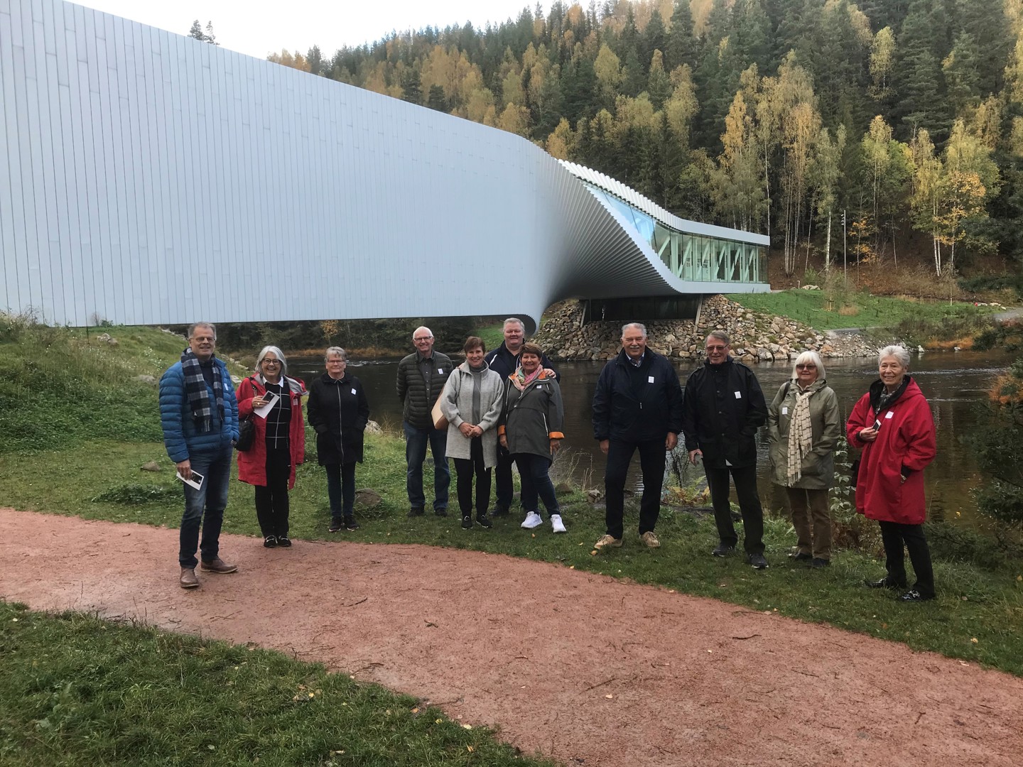 Vi var på Kistefoss og Hadeland