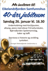 Artikkelbilde til artikkelen Konsert/dansespel i samfunnshuset, Eikelandsosen