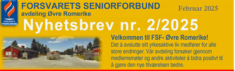 Nyhetsbrev 2/25