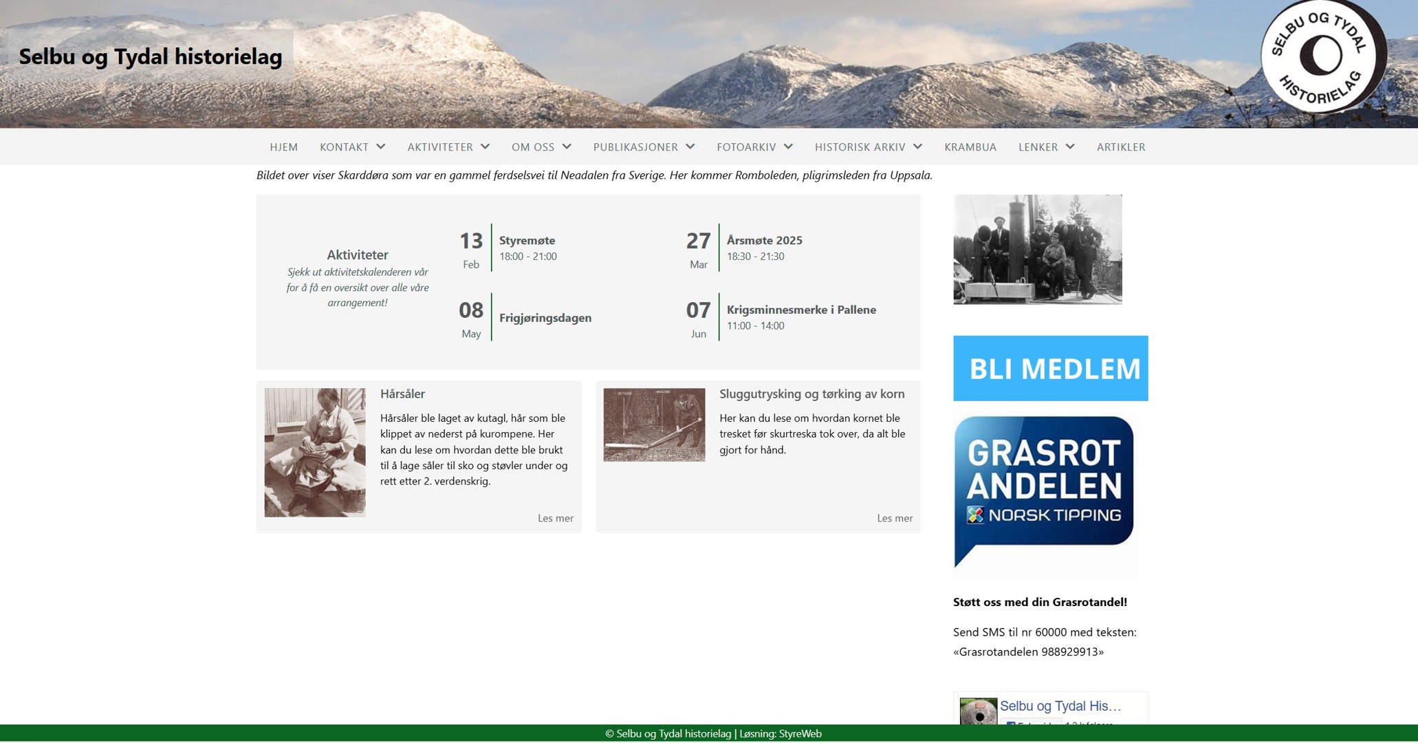 Nytt internett for Historielaget