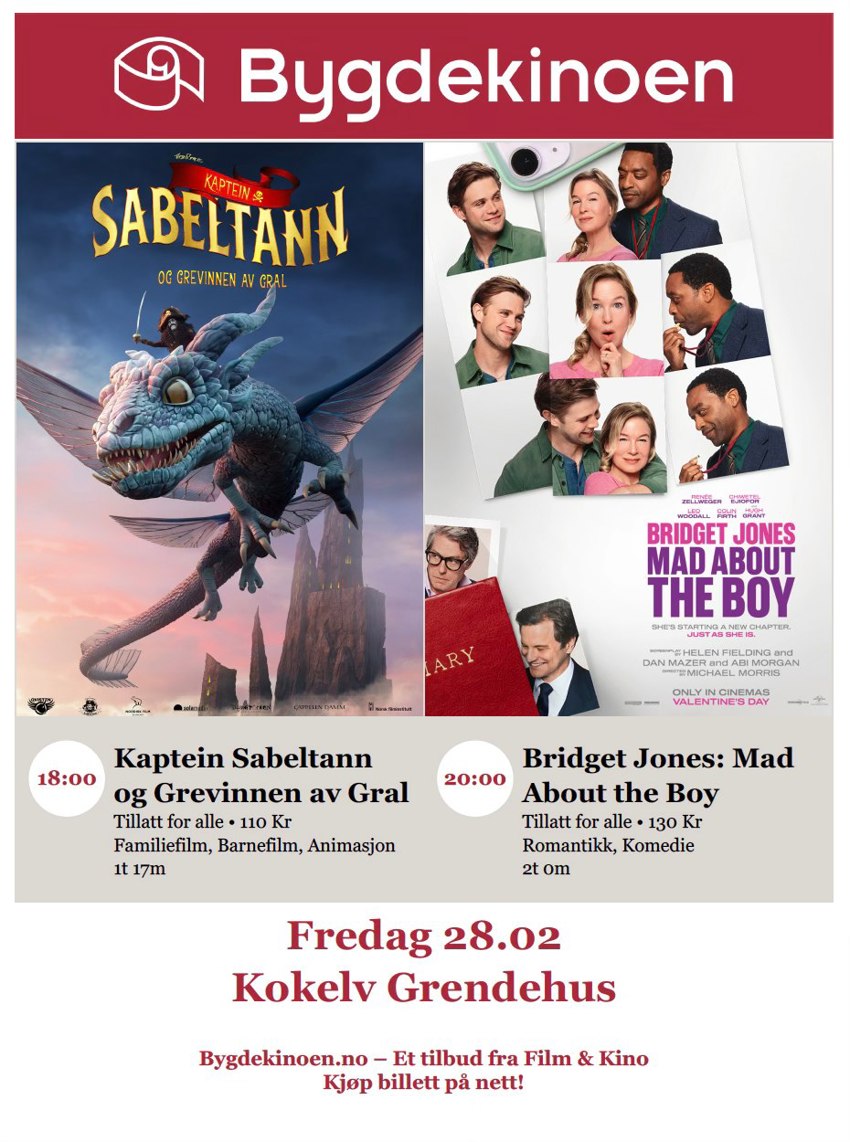 Kinokveld fredag 28. februar