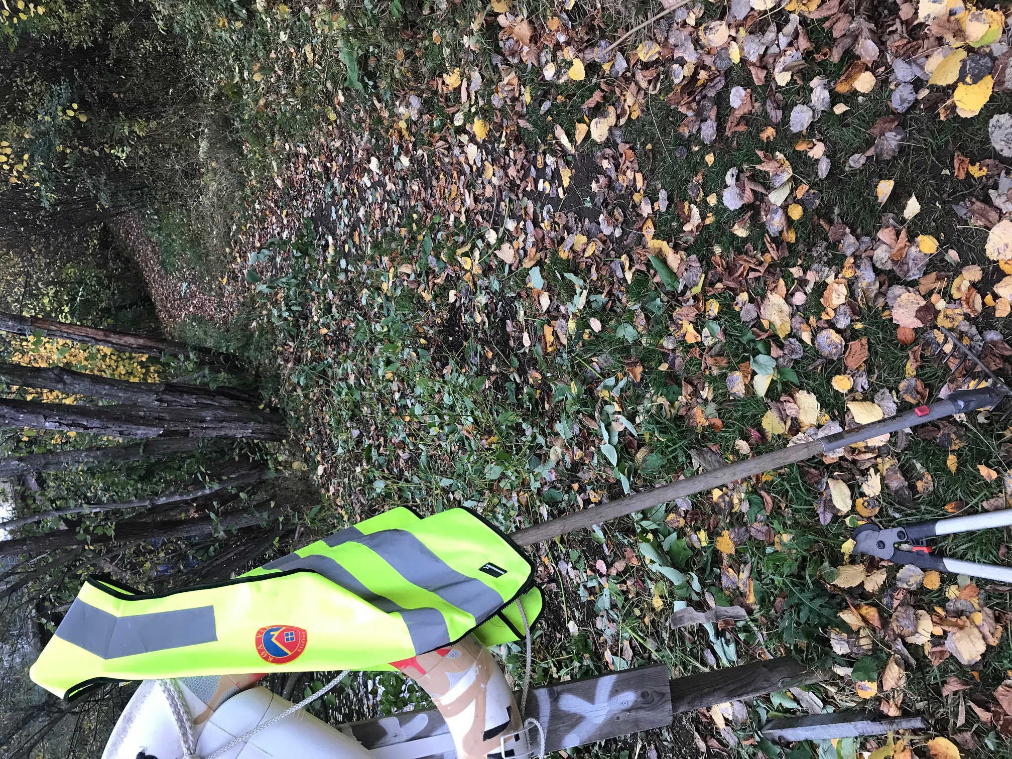 Stien ved Grinidammen ryddet 