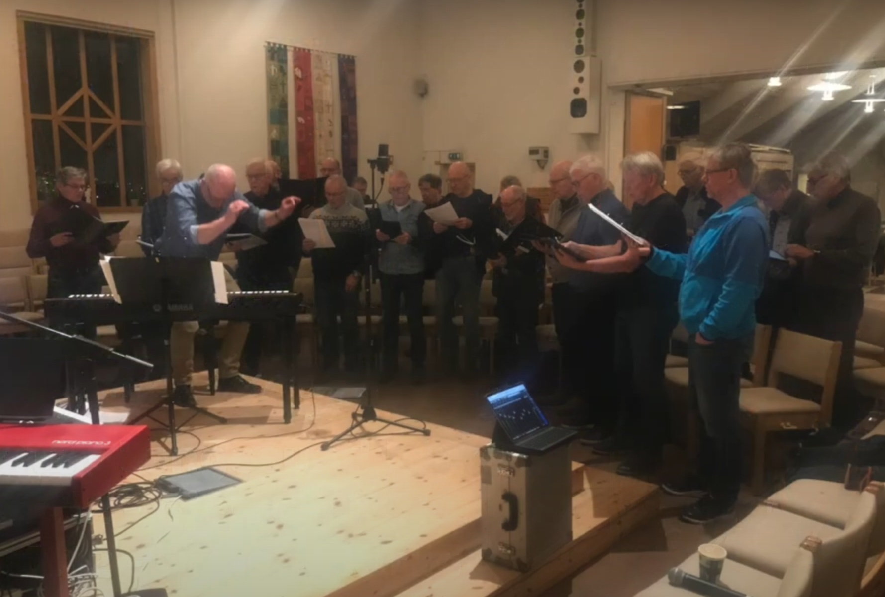 Artikkelbilde til artikkelen Smakebiter fra øvelser fram mot Guttas jul