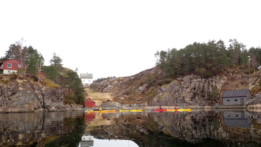 Padling og sauna i Samnanger